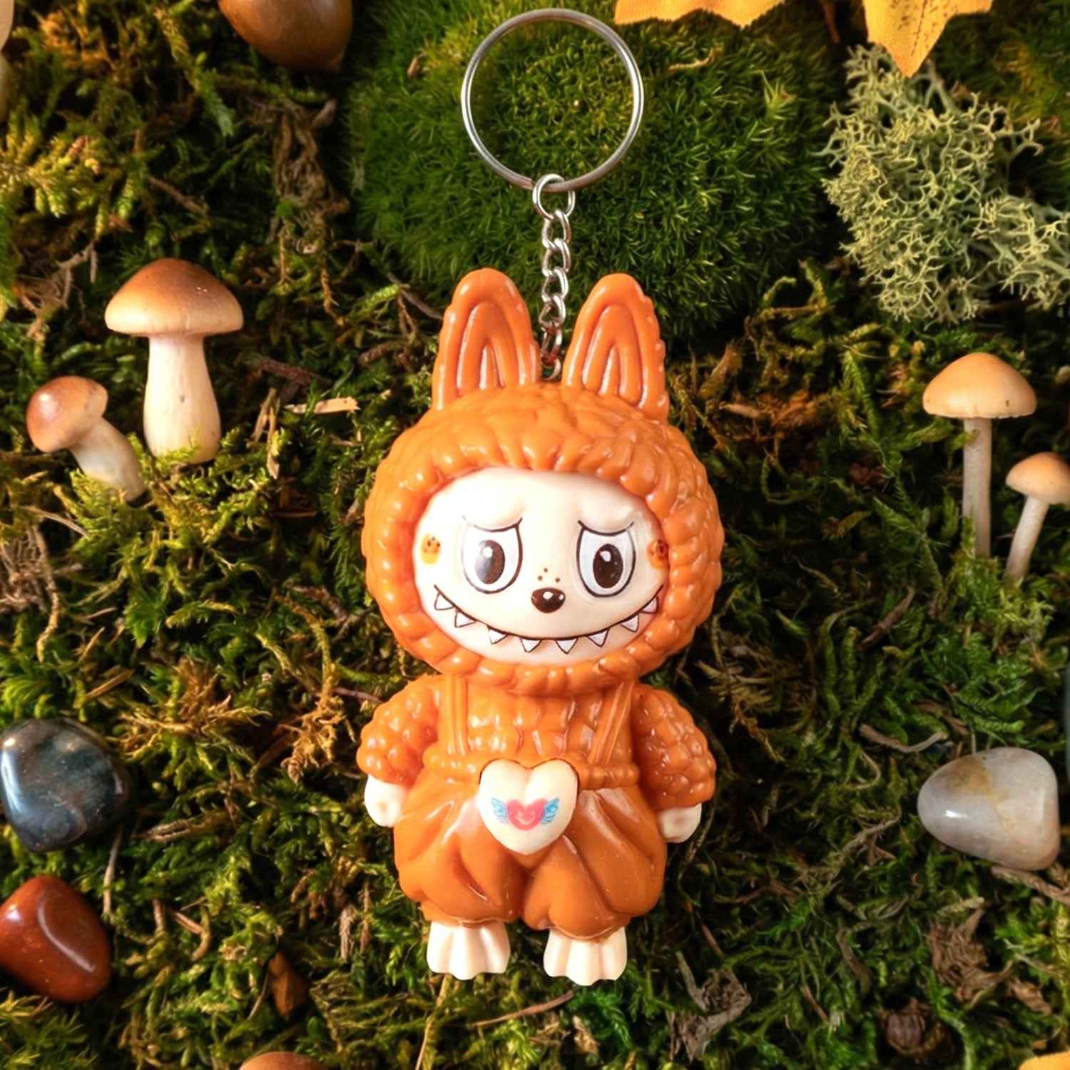 Face Changing Cartoon Keychain Toy – 3 Fun Expressions