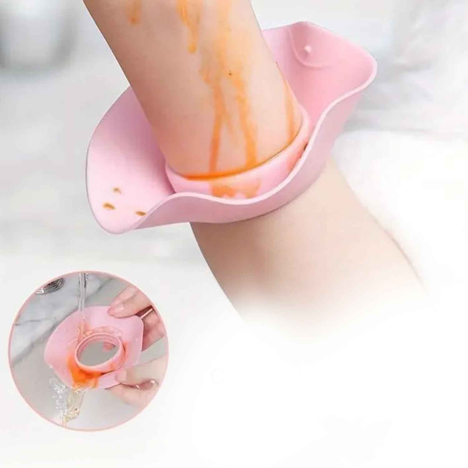 Silicone Wrist Bands for Face Washing – Water-Stop Barrier (2 Pc)