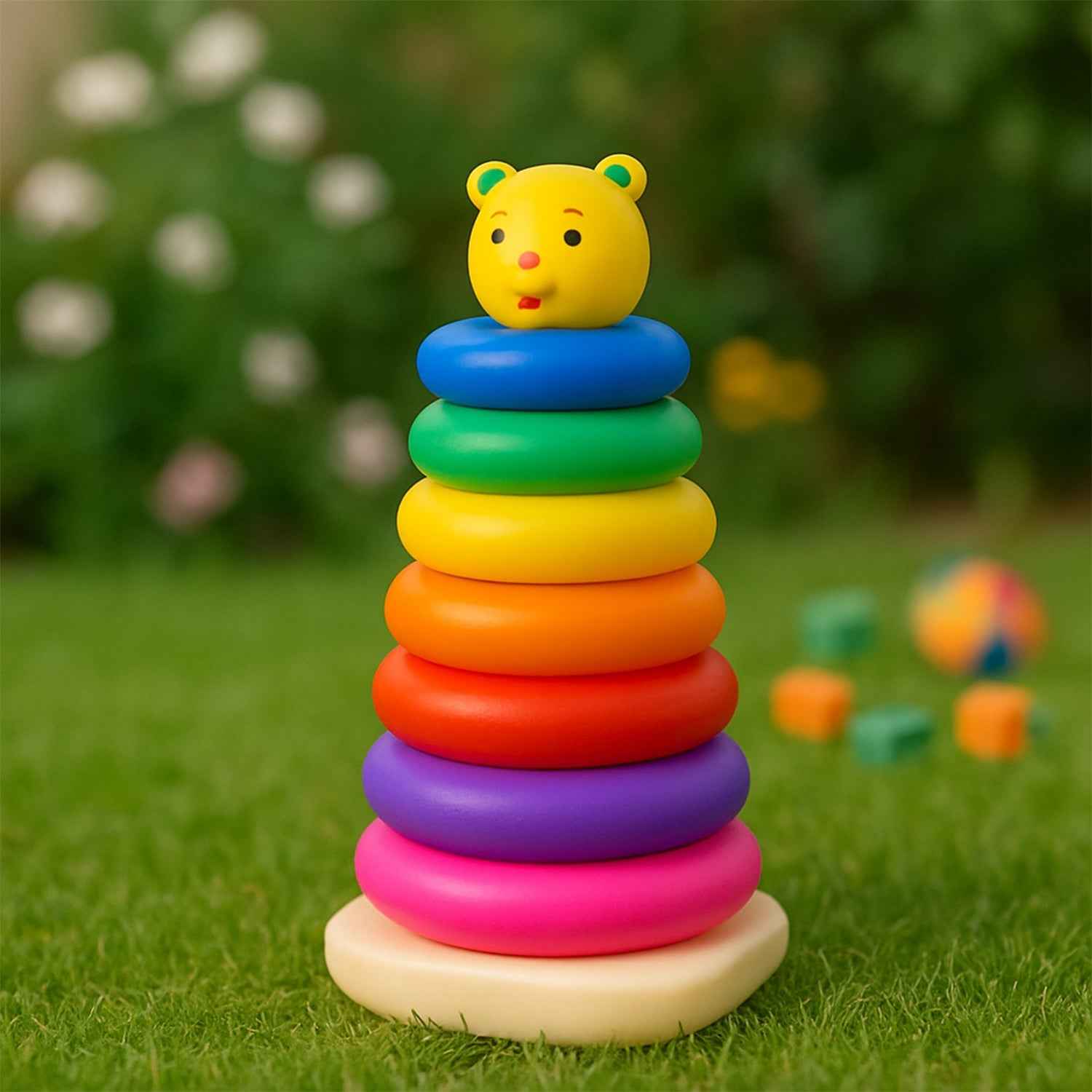 Kids Stacking Rings – Jumbo Teddy Bear Educational Toy | Little Learners