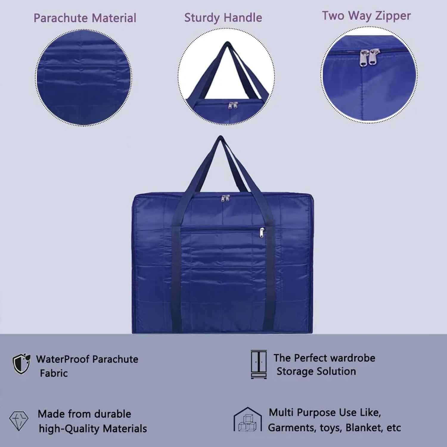 Blanket Storage Bag – Large 60x47x33 cm Organizer