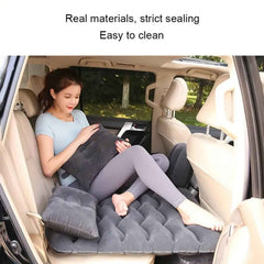 Inflatable Car Backseat Air Mattress – Portable Comfort with Pump & Pillows