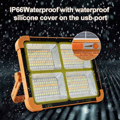 Solar LED Flood Light – High Brightness & Portable Power Bank