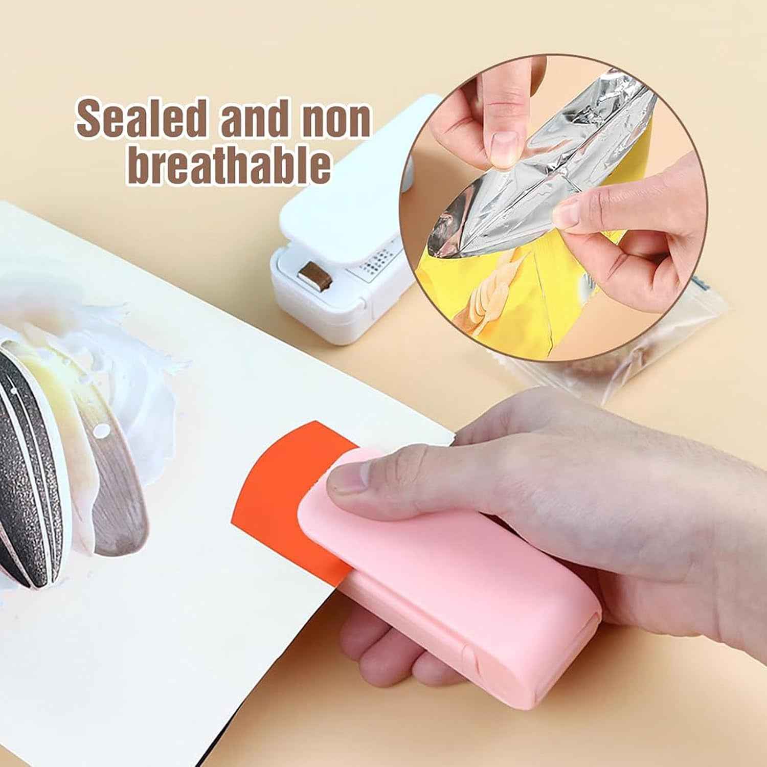 Mini Heat Sealer Machine – Portable Battery Operated Bag Sealer