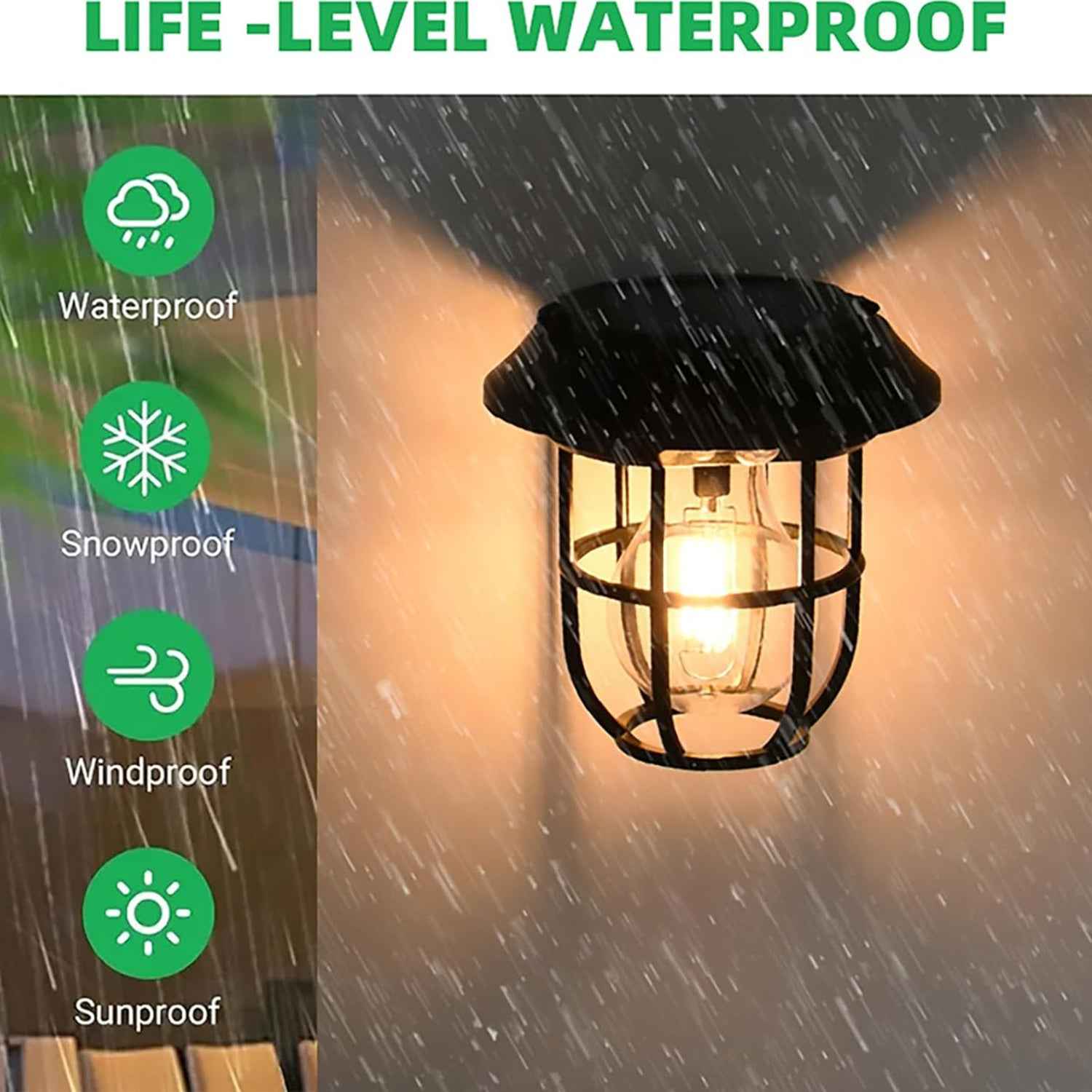 Solar Lantern Wall Lights with Motion Sensor – Energy Efficient & Stylish