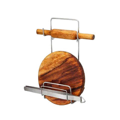 Stainless Steel Chakla Belan Chimta Stand – Kitchen Organizer | CookAura