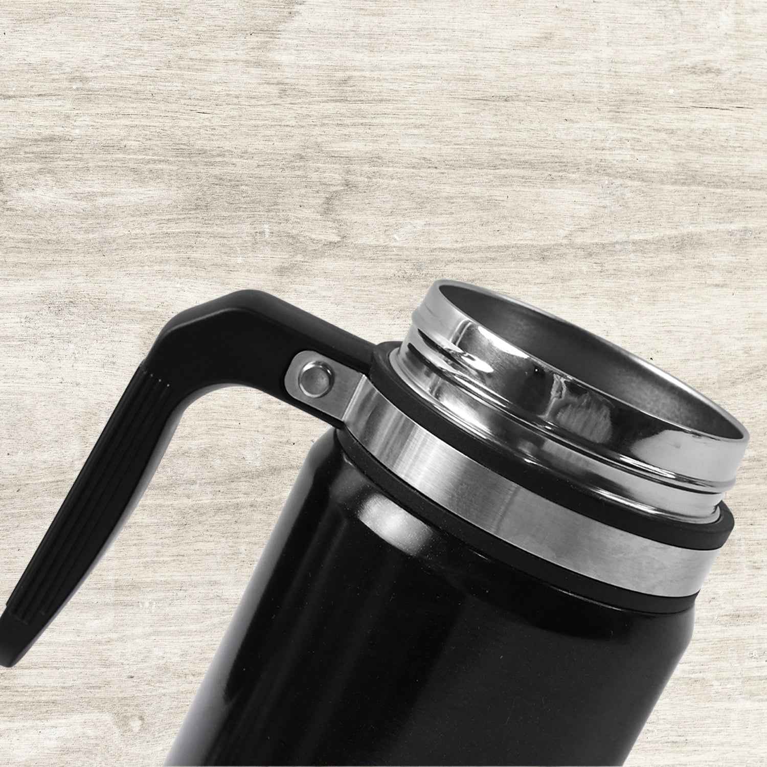 Stainless Steel Vacuum Coffee Cup – 600ml Anti-Scald, Non-Slip