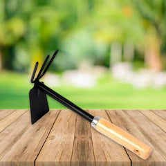 2-in-1 Double Hoe – Carbon Steel Gardening Tool | ToolMate Pro
