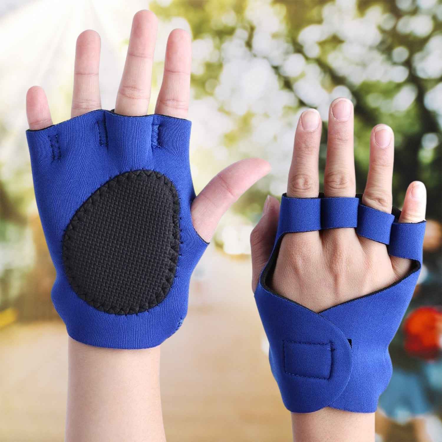 Gym Training Gloves – Half-Finger Palm Support | FitFuzion