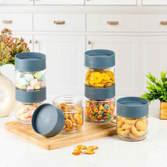 Airtight Kitchen Storage Jar – Secure 500 ML Transparent Container