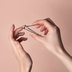Foot scrubber and callus remover tools in the manicure set for healthy feet