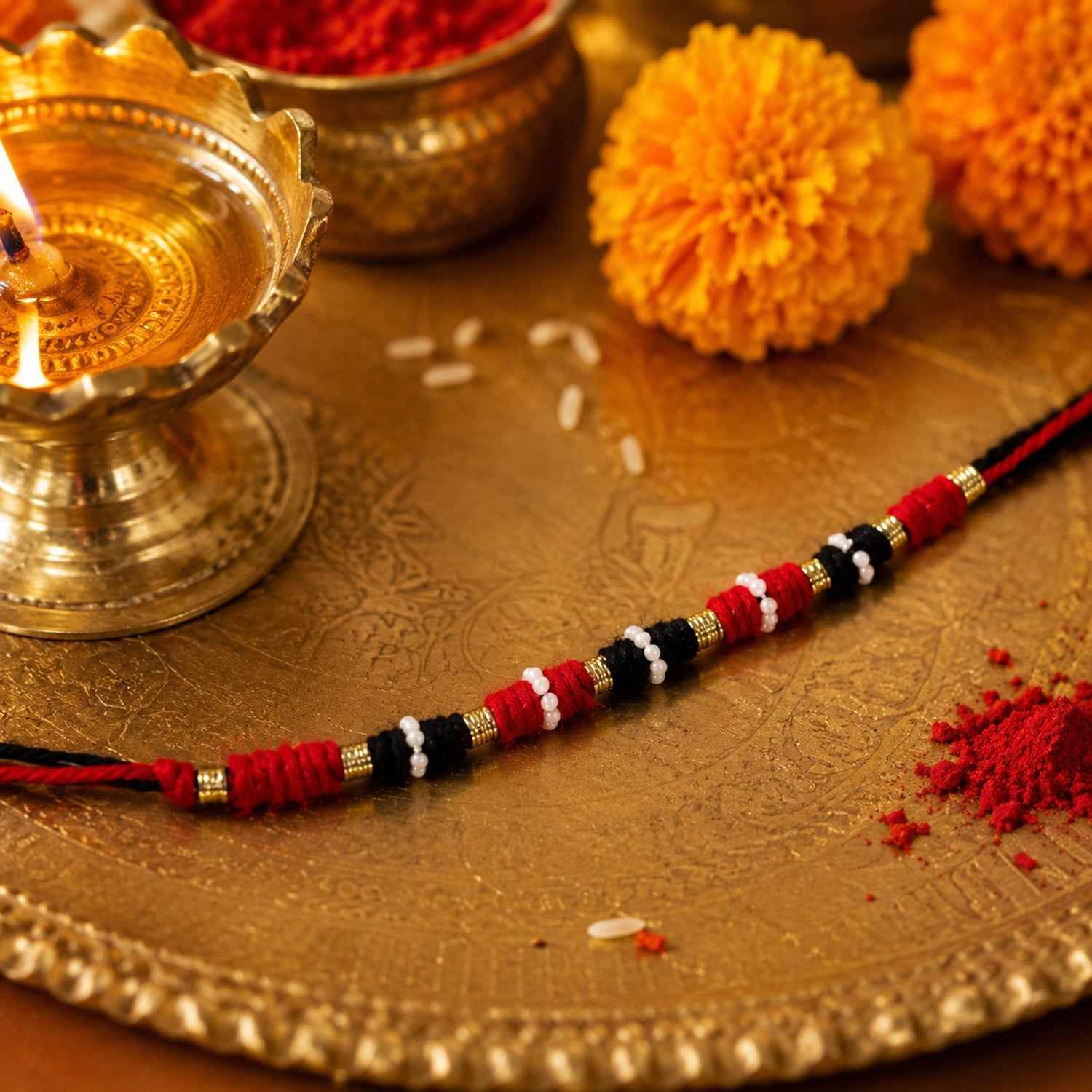 Rakhi Ð Traditional Beaded Thread for Raksha Bandhan