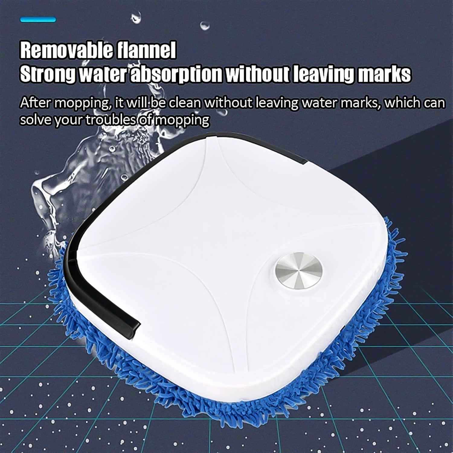 Smart Floor Cleaning Robot – USB Rechargeable with Dry & Wet Mop