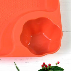 Plastic Plates with Dipping Saucer Ð Perfect for Snacks & Party Serveware