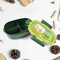 Leak-Proof Lunch Box Set – 3 Compartment with Bottle | Lunchie Bunchie