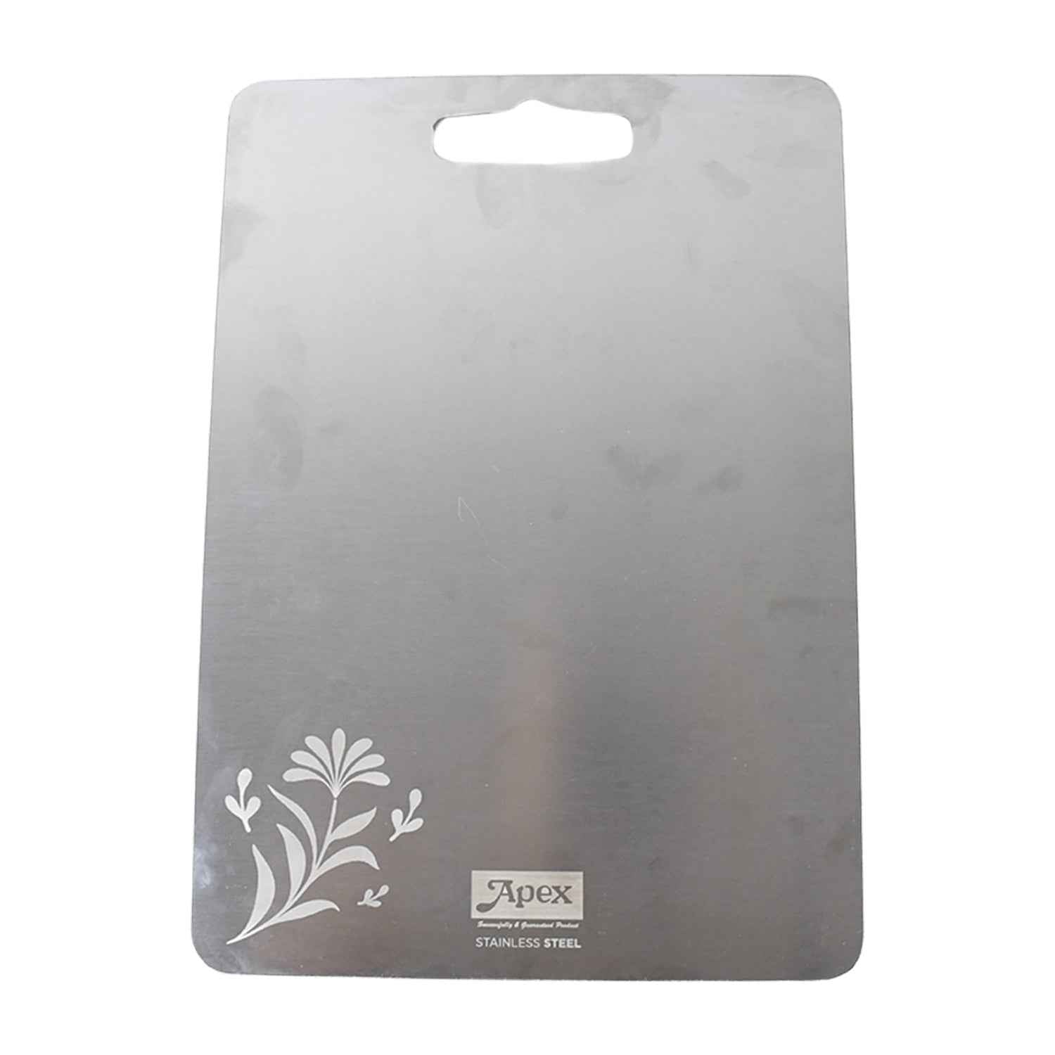Apex hygienic stainless steel chopping board ideal for vegetables and meat