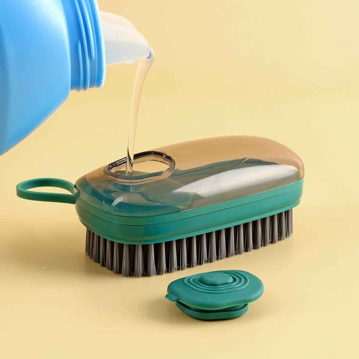 Hydraulic Liquid Dispensing Brush Ð Effortless Cleaning & Soap Control