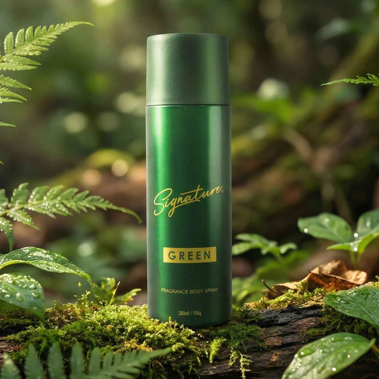 Men's Green Fragrance Body Spray – Long Lasting Fresh Scent