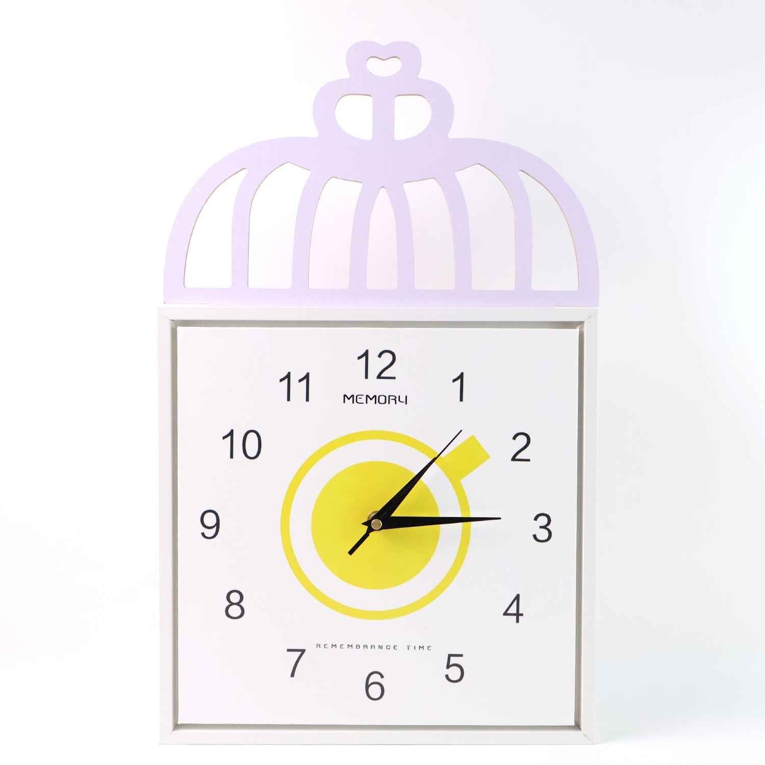 Square Wall Clock – Decorative Battery Operated Timepiece