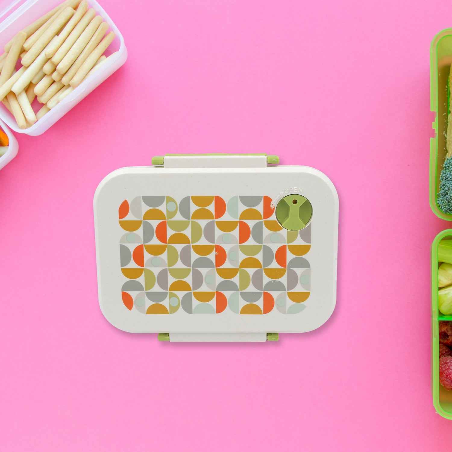 3 Compartment Lunch Box – Leakproof Tiffin with Spoon |