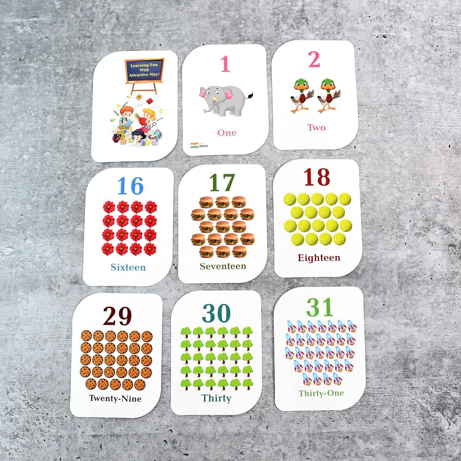 Number Flashcard Set – Fun Early Math Learning for Toddlers