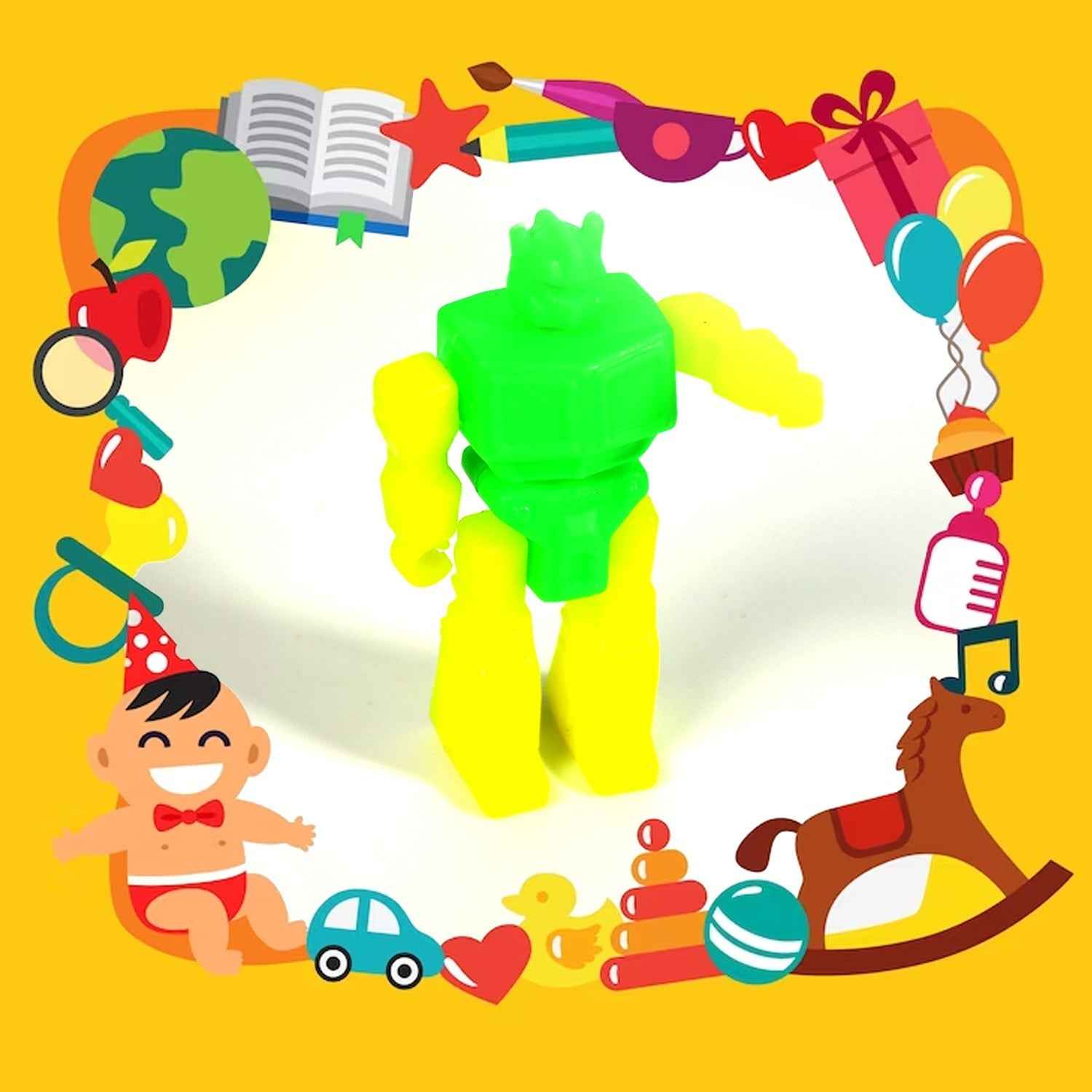 Kids' Toy Set – 12-Piece Assorted Play & Learn Pouch | Play & Move