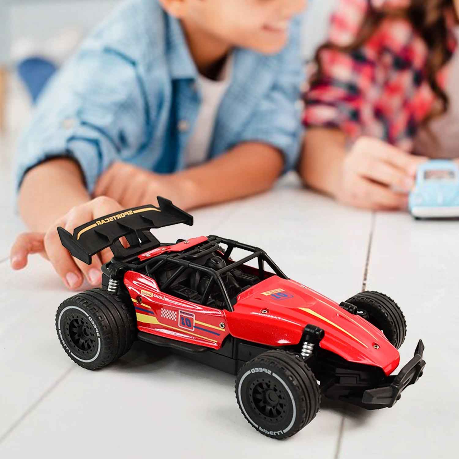 Remote Control Racing Car – High-Speed Red Off-Road Toy