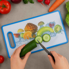 Fruit Print Cutting Board – Large 36x22 cm Kitchen Chopping Board