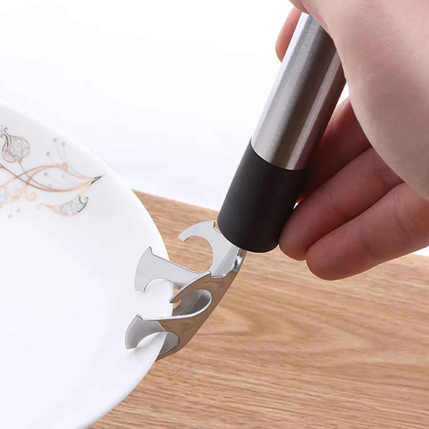 Hot Pot Gripper – Stainless Steel Pan Lifter with Ergonomic Handle
