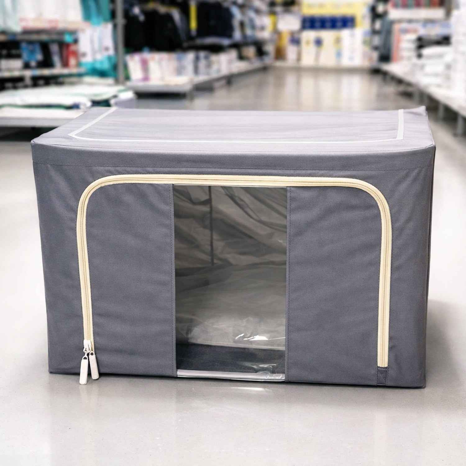 Foldable Storage Bag – 66L Steel Frame Clothes Organizer | Organivo