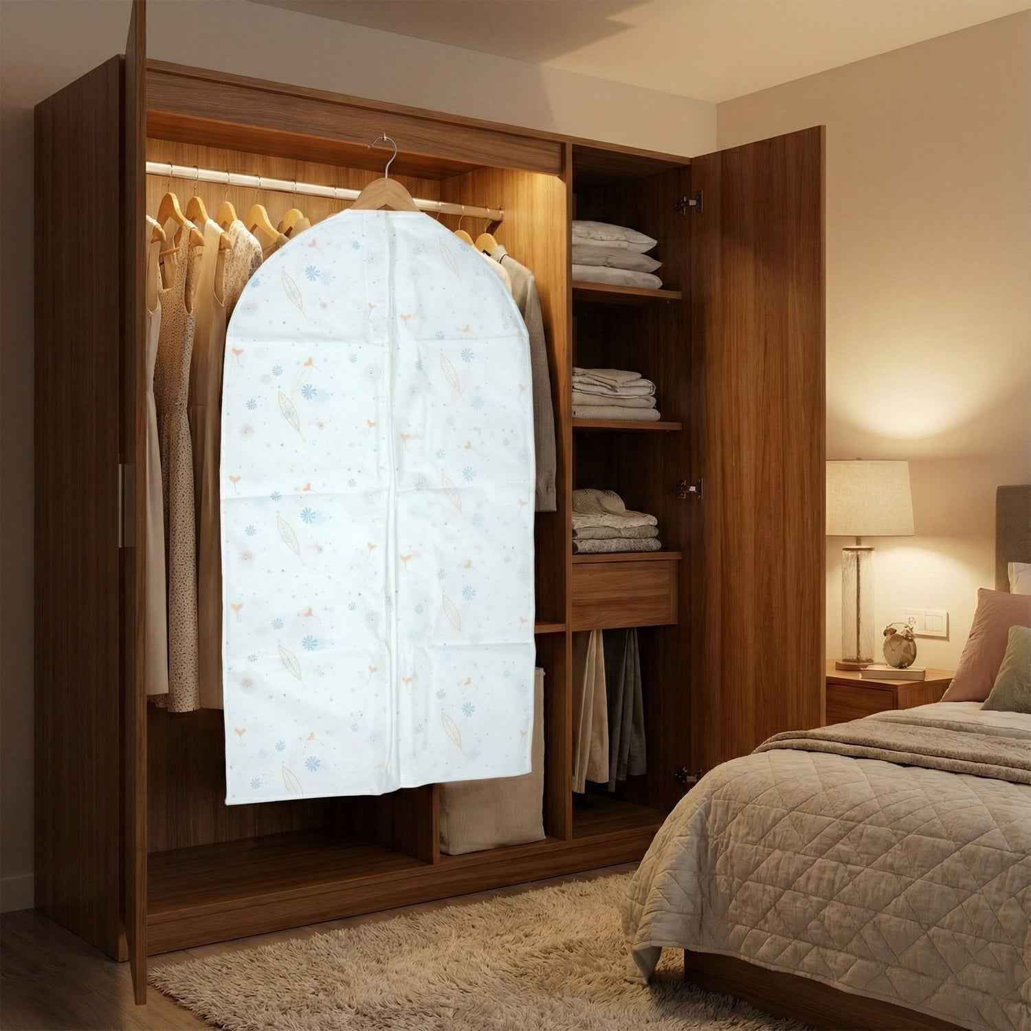 Wardrobe Garment Cover Set – Dustproof & Breathable Protection
