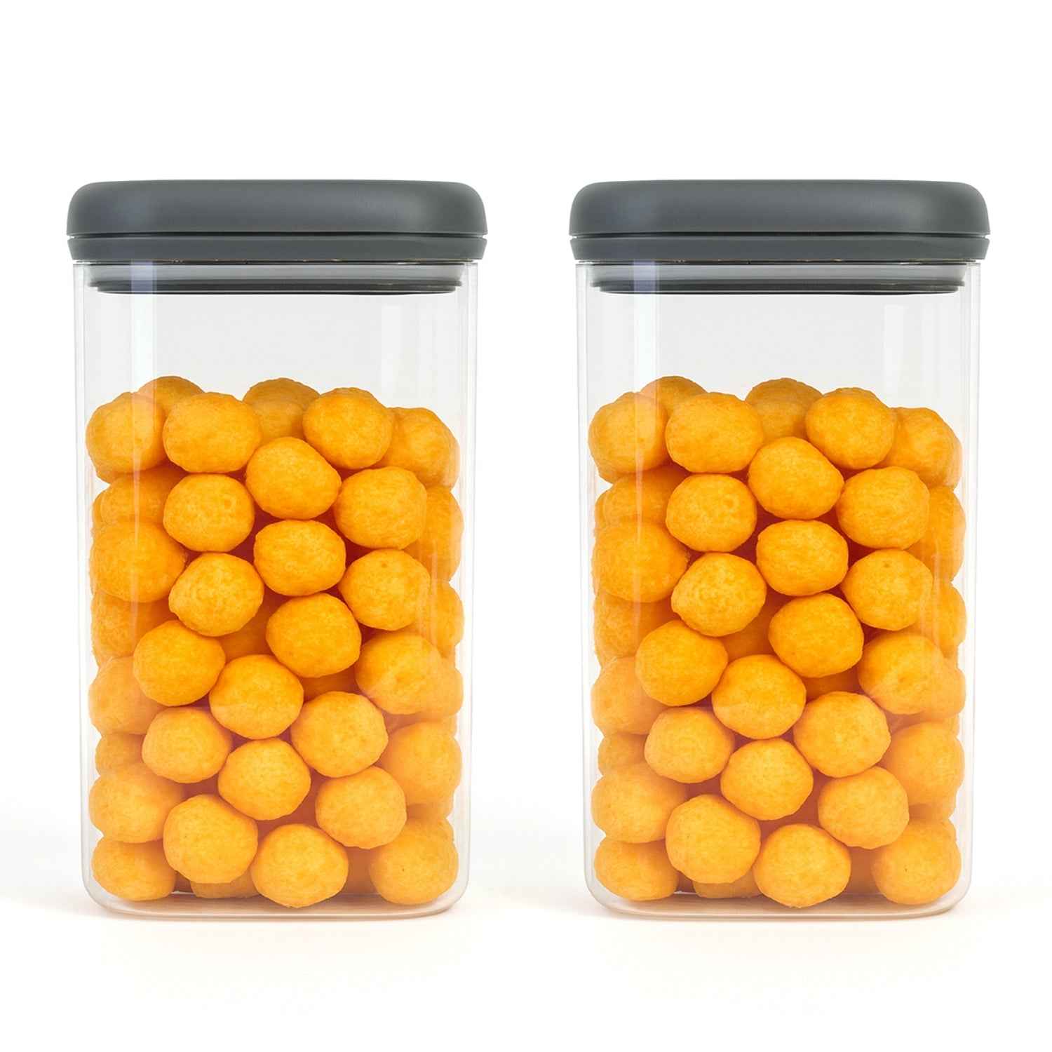 Airtight Kitchen Storage Containers – 2 Pc Set, 1500 ml Each