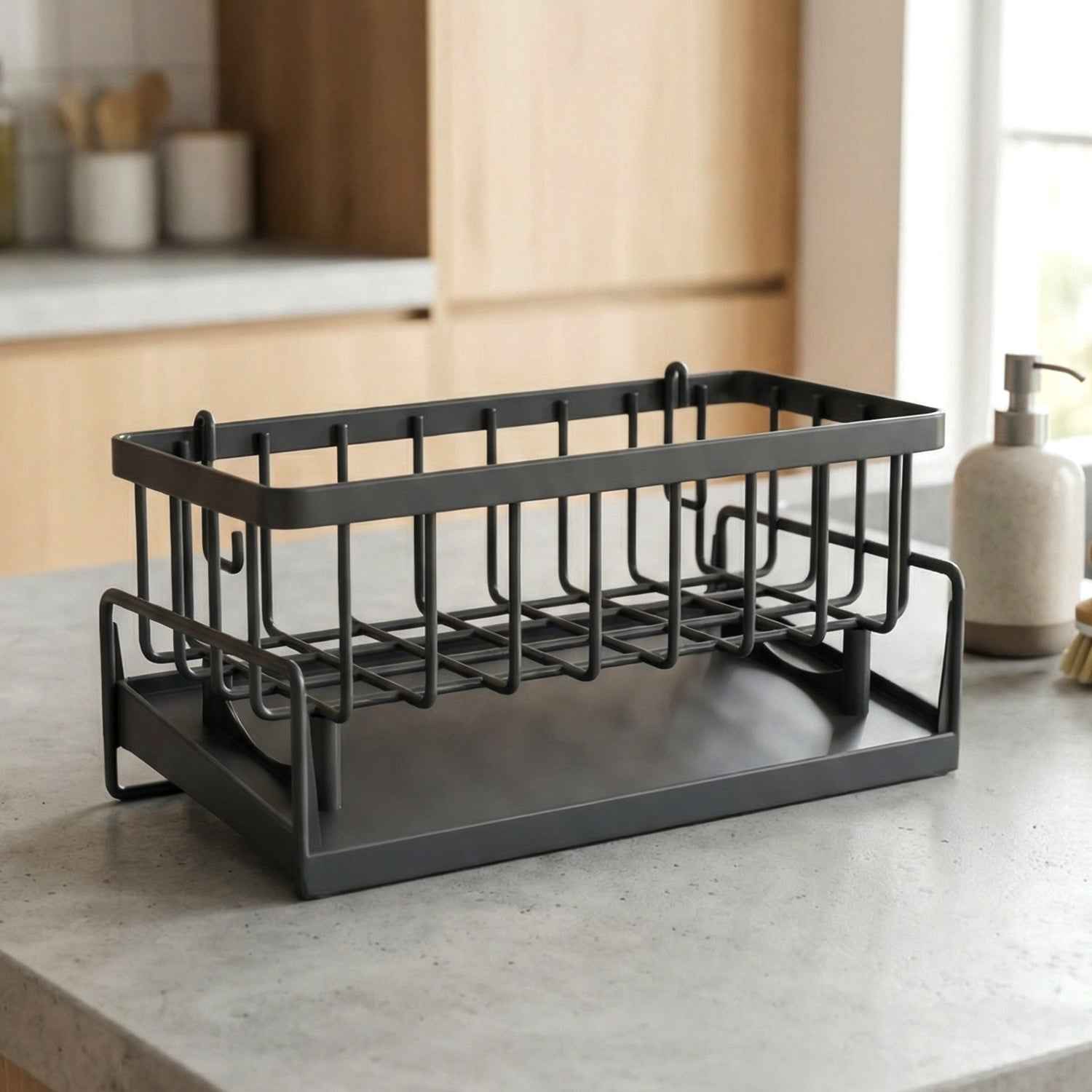 Plastic Bathroom Storage Rack – Multipurpose Shower Organizer