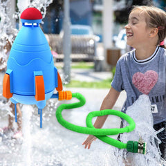 Water Rocket Sprinkler – 360° Rotating Fun for Kids | Puzzle Vista