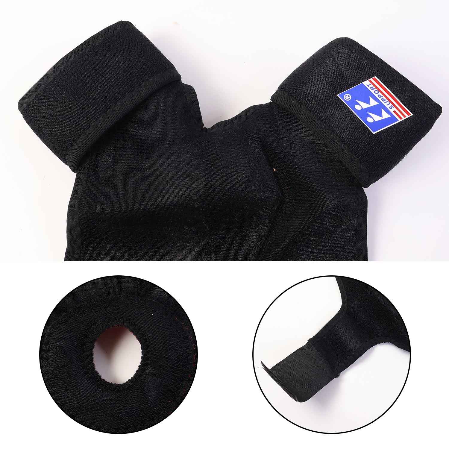 Adjustable Knee Support Brace – Comfortable Patella Hole Design