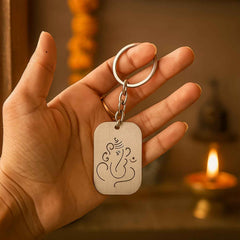 Ganesh Metal Keychain – Auspicious Lord Ganesha Keyring