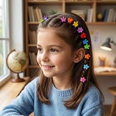 Mini Hair Claw Clips Set Ð Cute & Strong Grip Styling Accessories