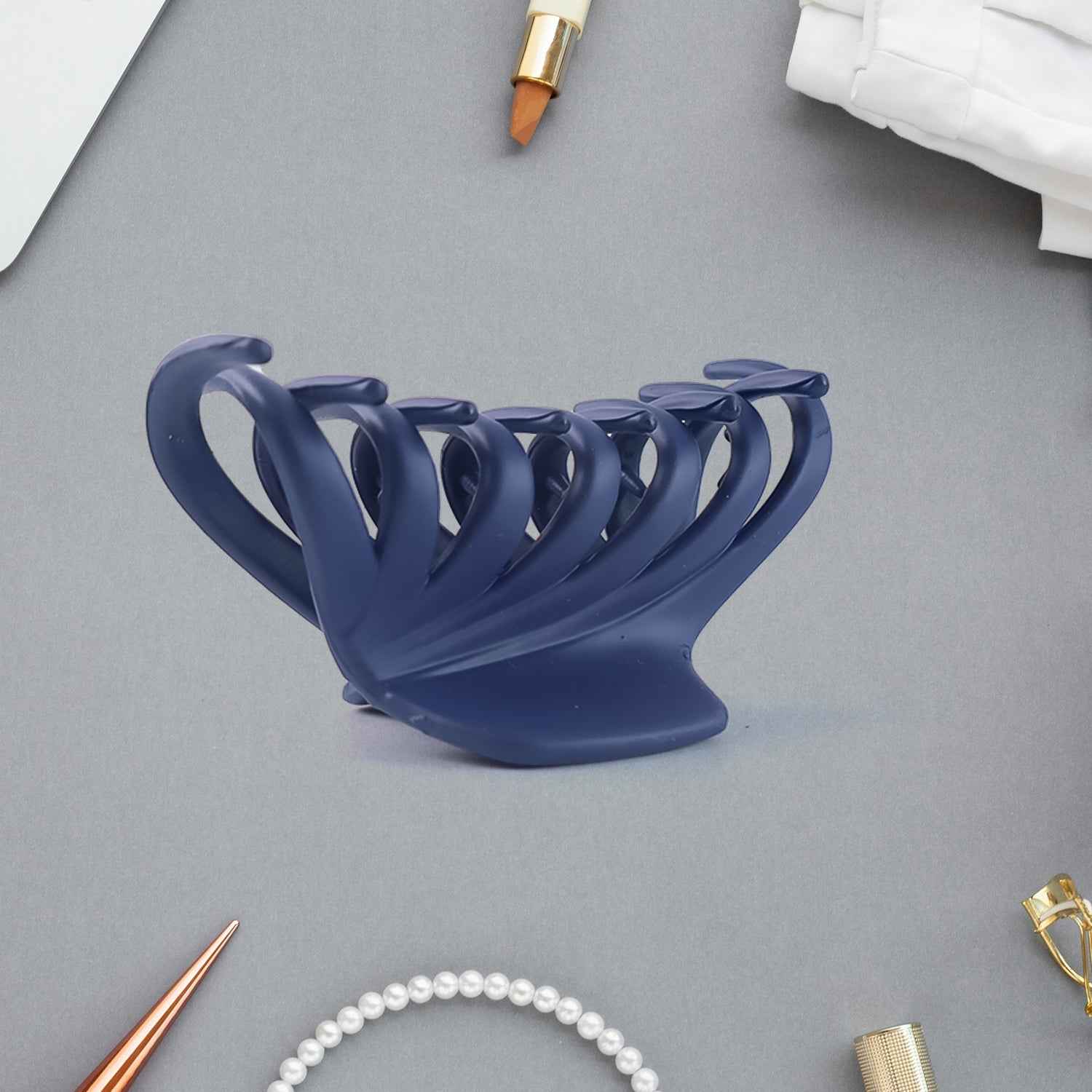 Hair Claw Clips Set – Matte Finish & Strong Grip, 12 Pieces