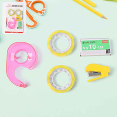 5-in-1 Stationery Kit – Compact Stapler & Sealing Tape Set