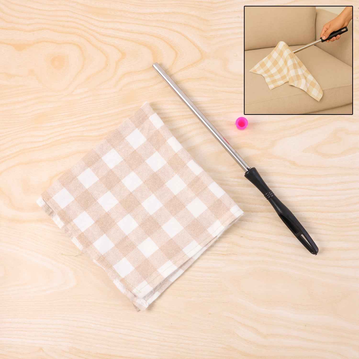Dusting Cloth with Handle – Soft Cotton, Durable Cleaning Tool