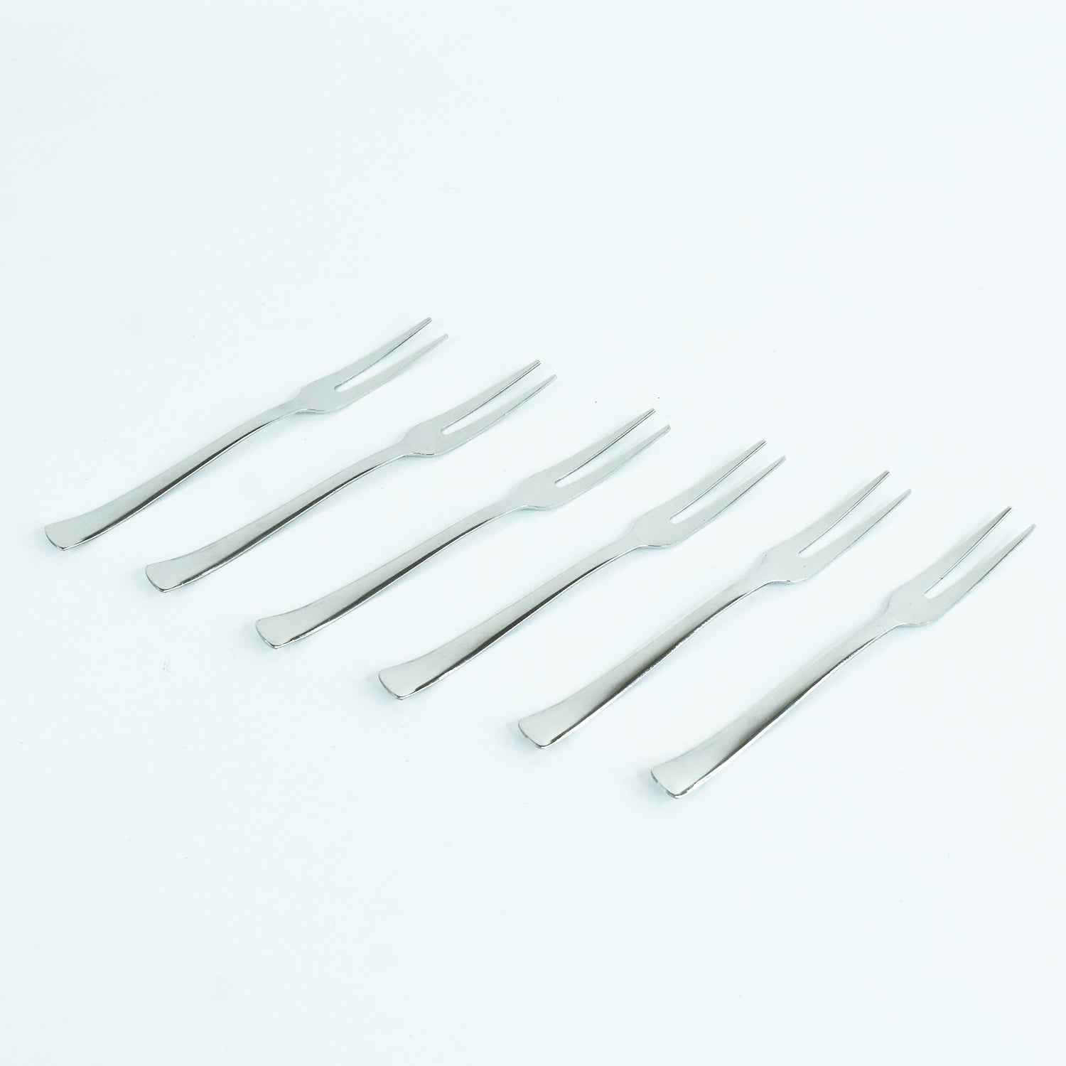 Stainless Steel Fruit Fork Set – Durable & Elegant 6 Pieces