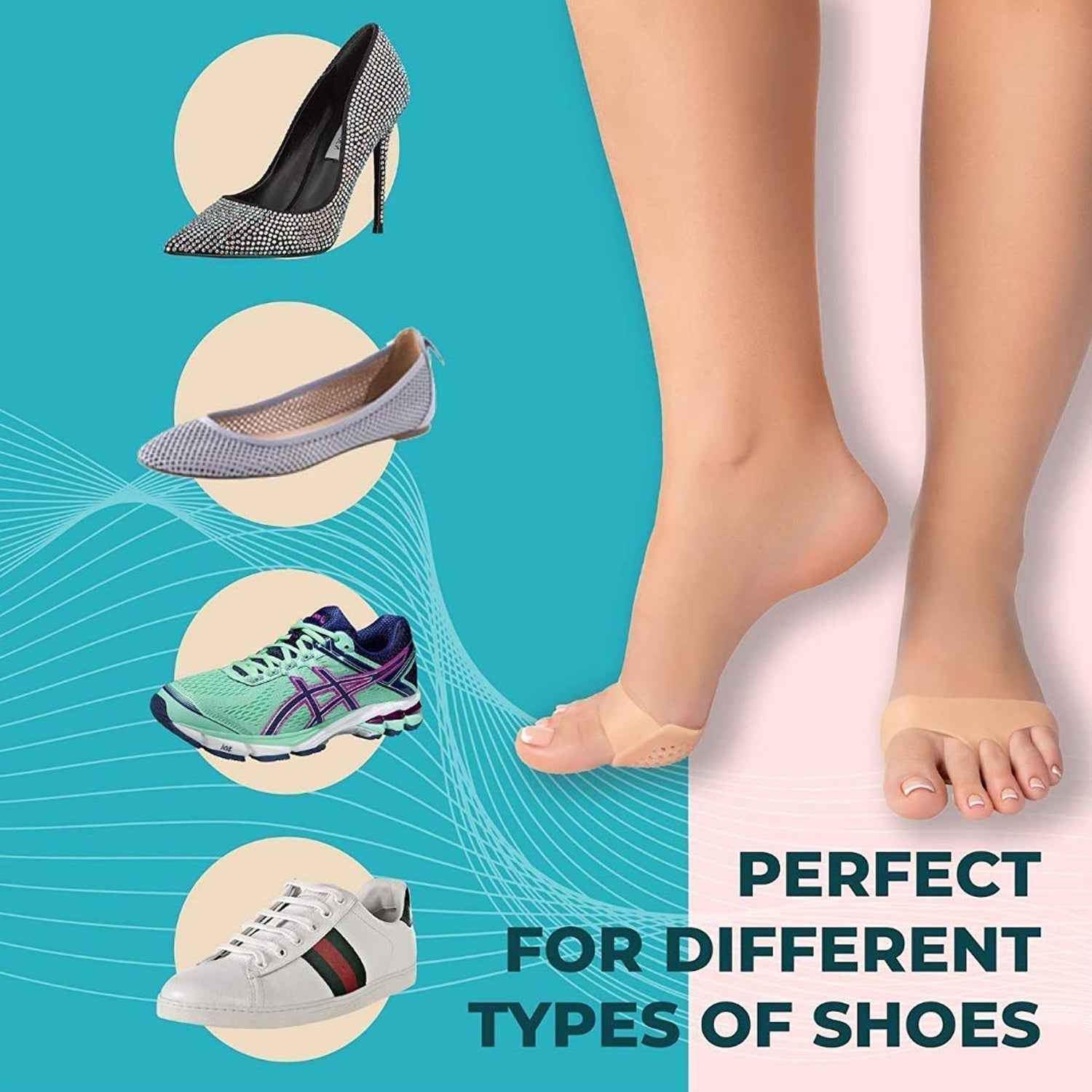 Silicone Tiptoe Protector – Foot Pain Relief & Comfort | Velvet Wellness