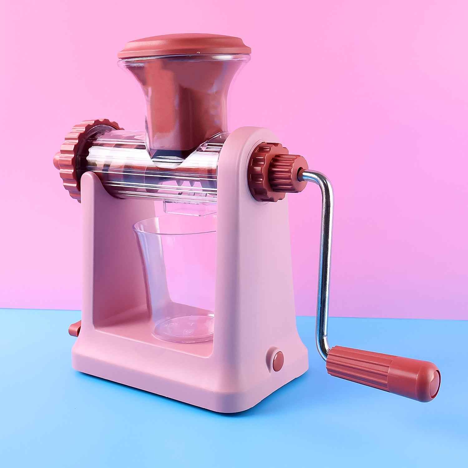 Manual Juicer with Vacuum Lock Base – Efficient Fruit & Vegetable Juicing