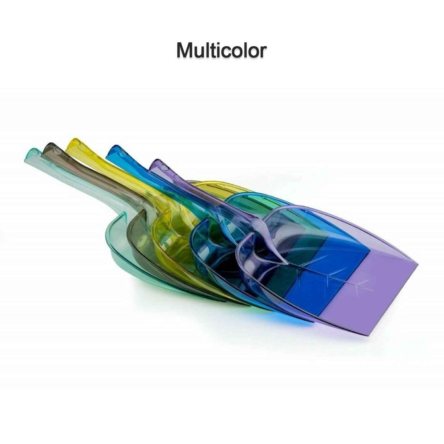 Unbreakable Plastic Dustpan – Large Size with Long Handle for Home Cleaning