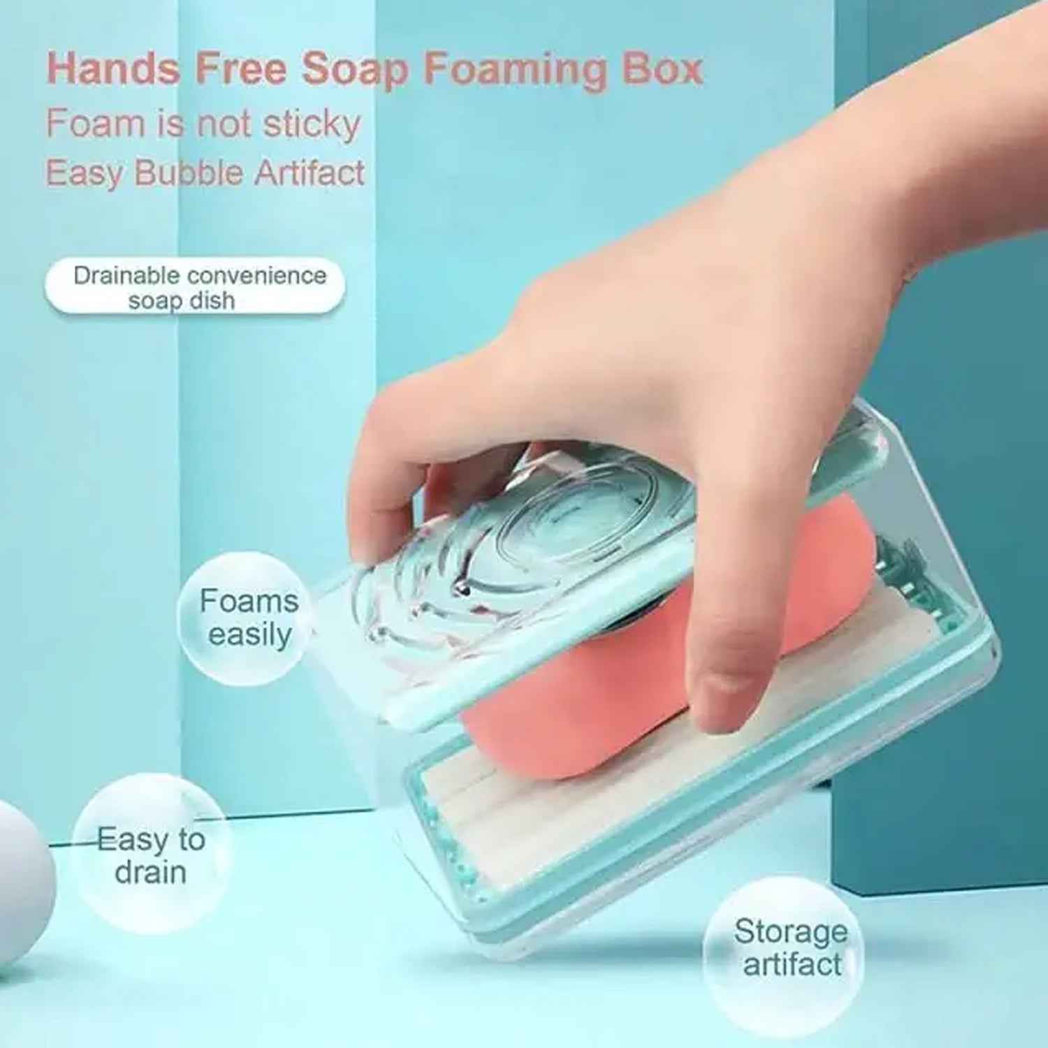 Soap Dispenser – 2-in-1 Portable Foaming with Roller | VelvetBubbles