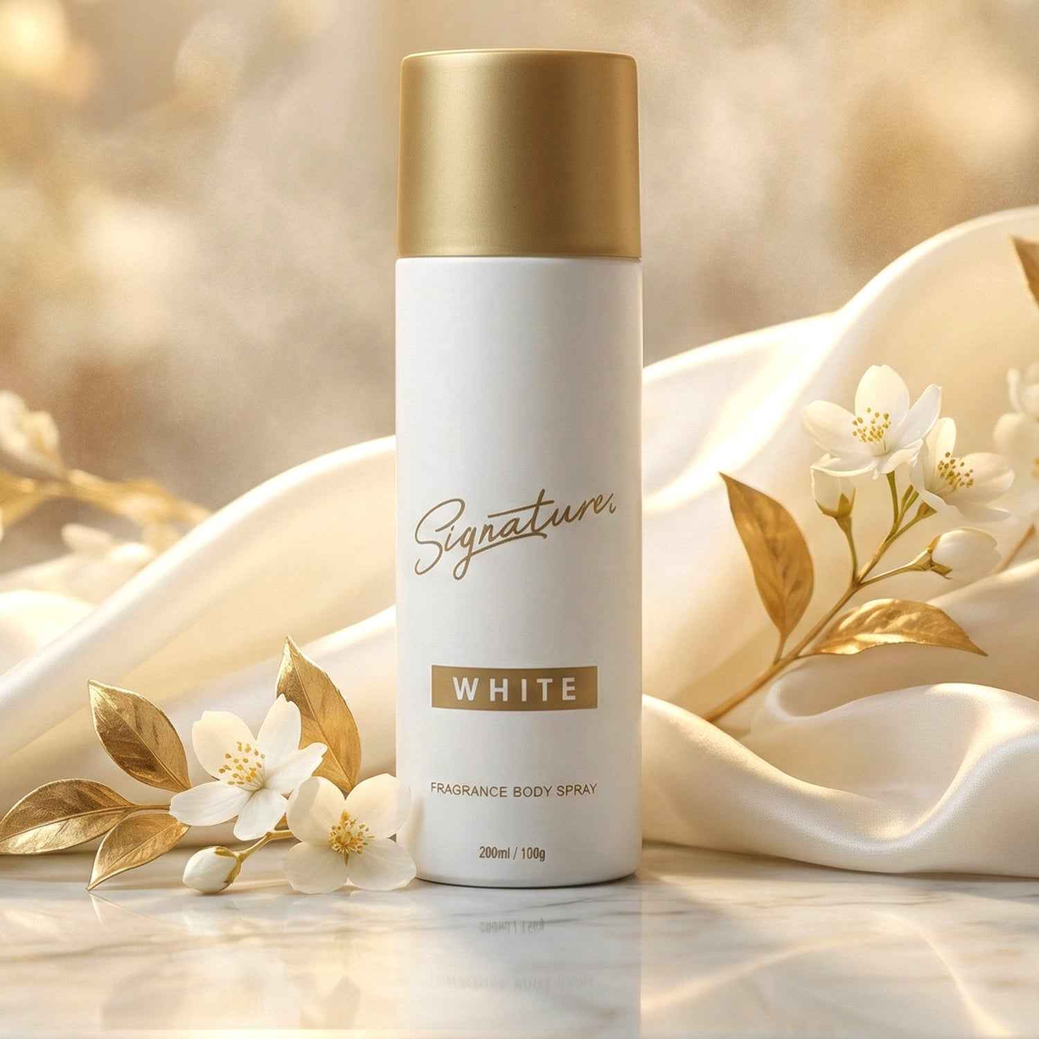 Signature White Body Spray – Long Lasting Fresh Fragrance for Men
