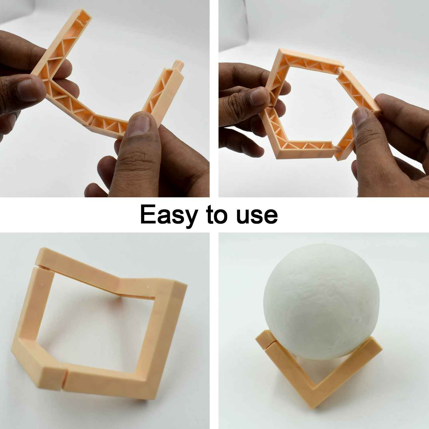 Rechargeable 3D Moon Lamp – Touch Control & Crystal Stand | PowerXpert