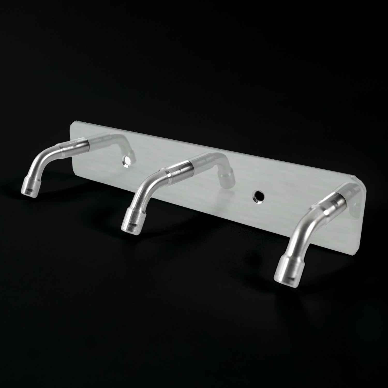 Stainless Steel Wall Mounted Coat Hook Rack – 3 Durable Hooks