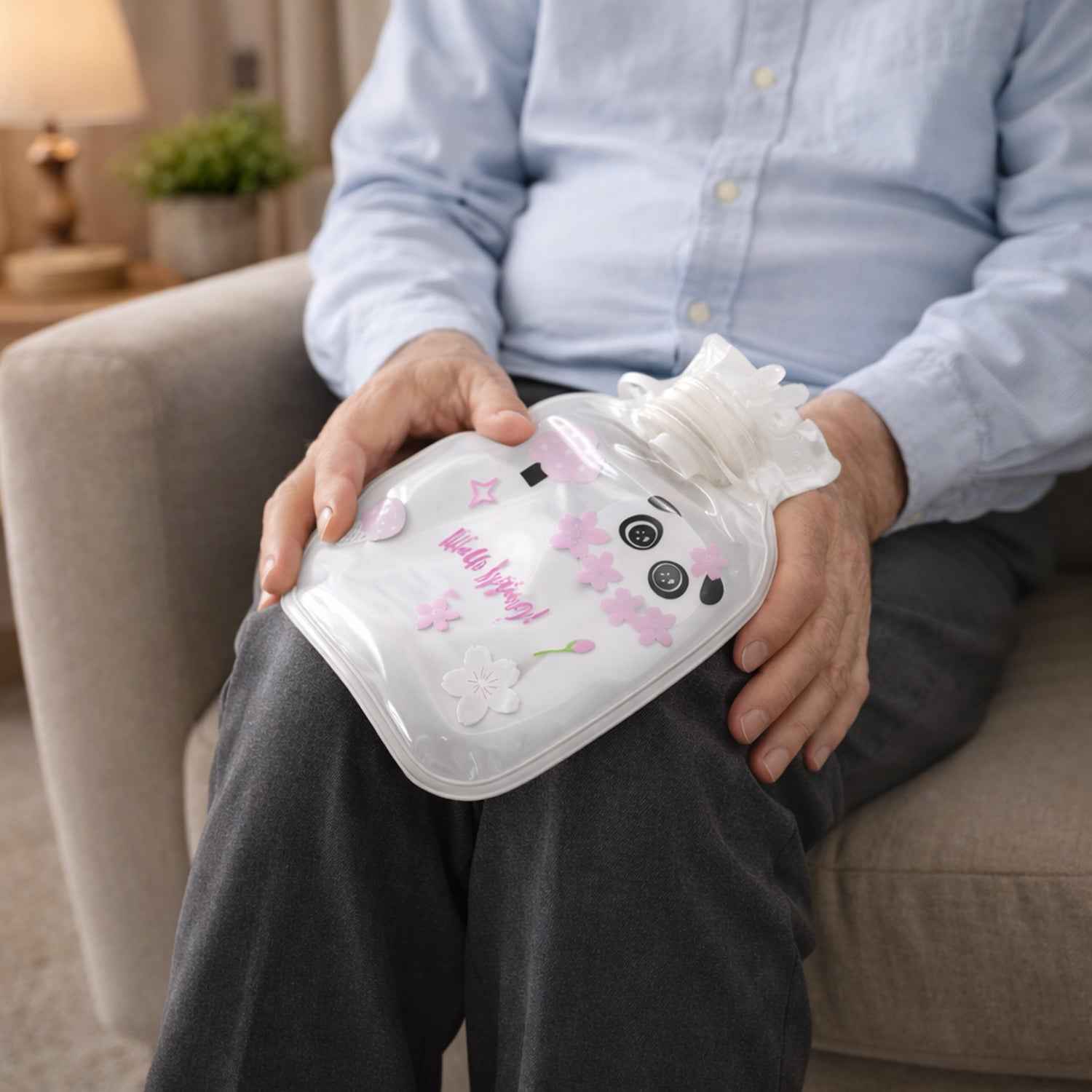 Mini Hot Water Bag 16x11 cm – Leakproof Reusable Pain Relief