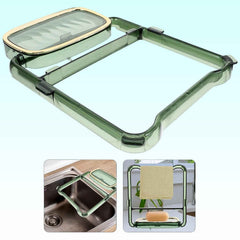 2-in-1 Bathroom Organizer – Self-Adhesive Soap Holder & Towel Rack
