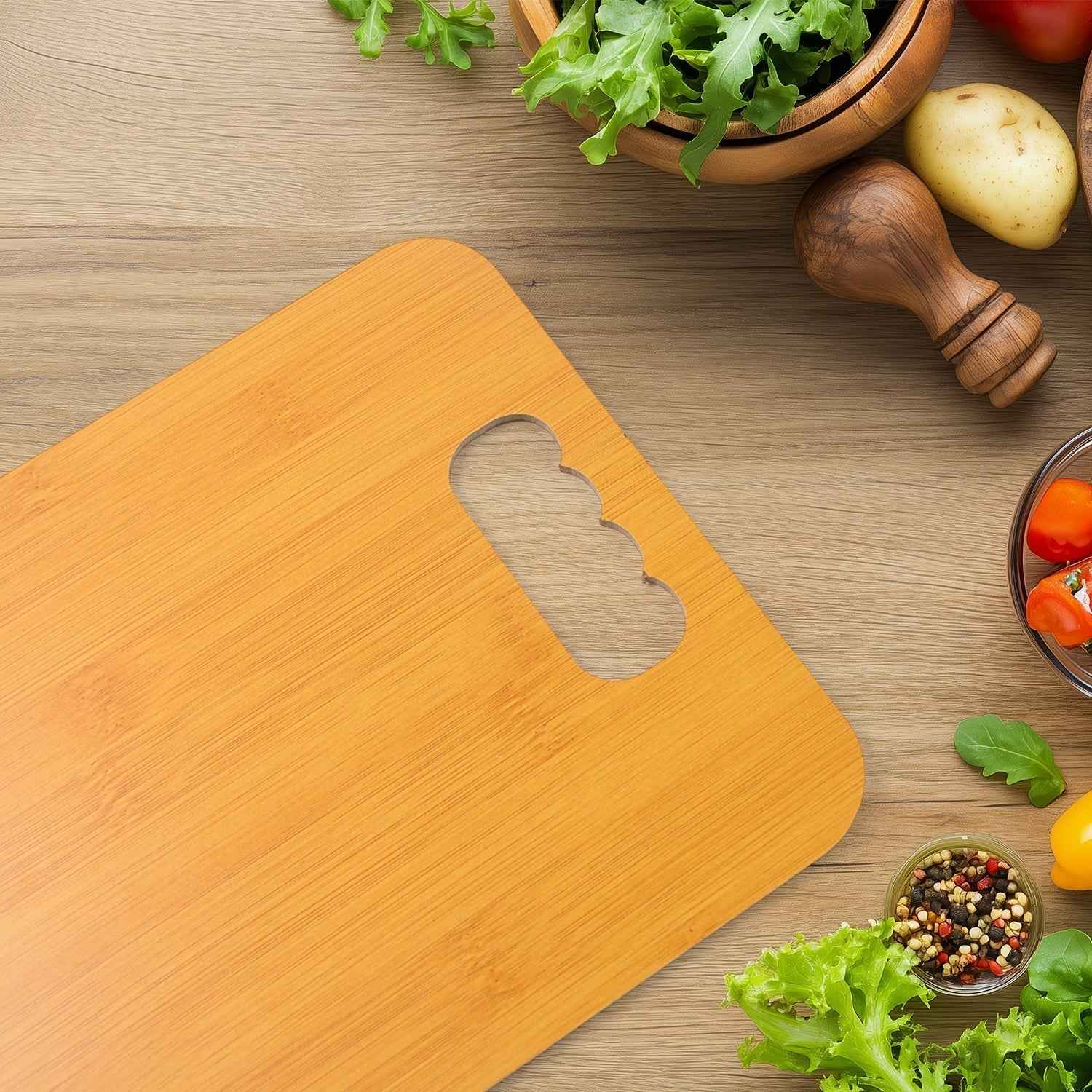 Wooden Chopping Board – Durable Vegetable Cutter | Cisora